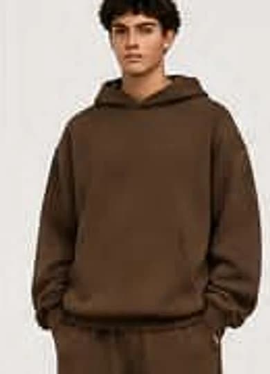 Walnut hoodie — mens fit, front